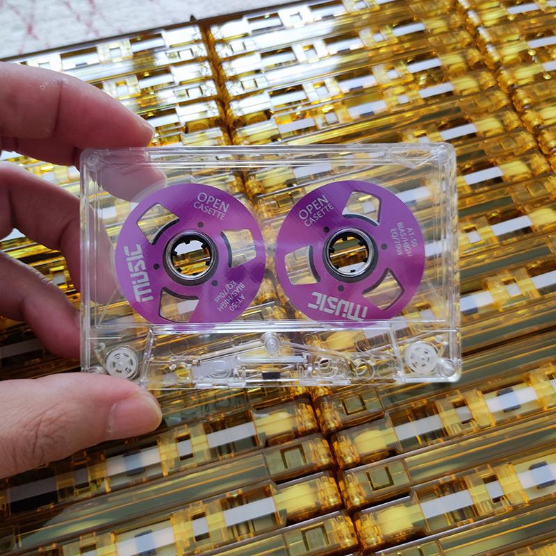 Double Sided Metal Small Opening Cassette Tape Retro Blank Audio Tape Type Handmade Reel To Reel Cassette Tapes