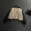 Men's Retro Pilot Leather Jacket: Mountain Eagle Cotton Winter Parka