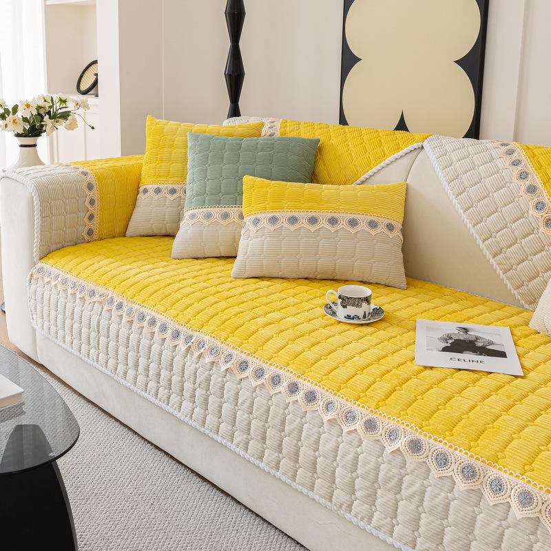 

Lamp Wick Plush Autumn And Winter Sofa Cushion Universal In All Seasons New Leather Non-Slip Cover Cloth Towel Seat Cushion Blanket 70*70cm