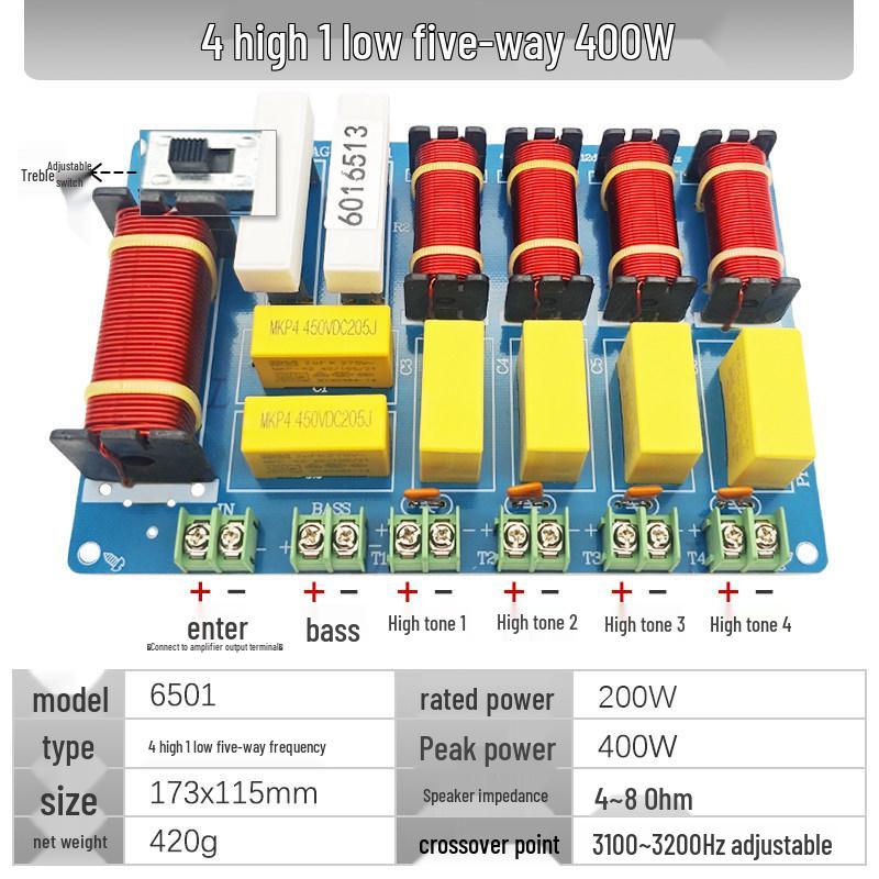 DIY High-Power, No-Weld Speaker Crossover: 2-Way to 5-Way HIFI