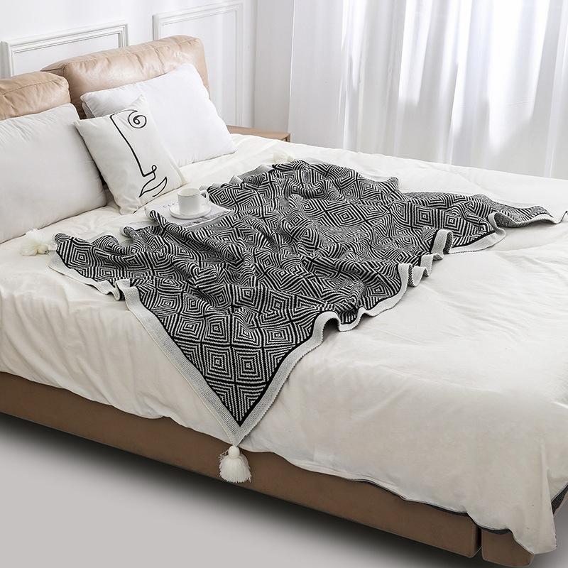 Bohemian Sofa Blanket Blanket Knitted Blanket Covered Quilt Air Conditioning Blanket Bedside Blanket Office Nap Blanket