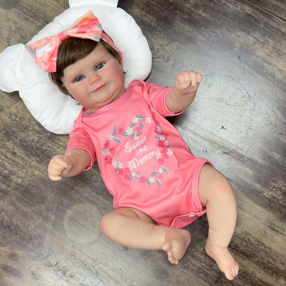 

50 см моющаяся реалистичная мягкая расписанная вручную кукла-реборн для детей