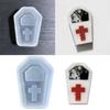 Coffin Resin Mold Crystal Epoxy Silicone Mold Jewelry Ornament Coffin Shape Crafts Making Supplies  Handmade