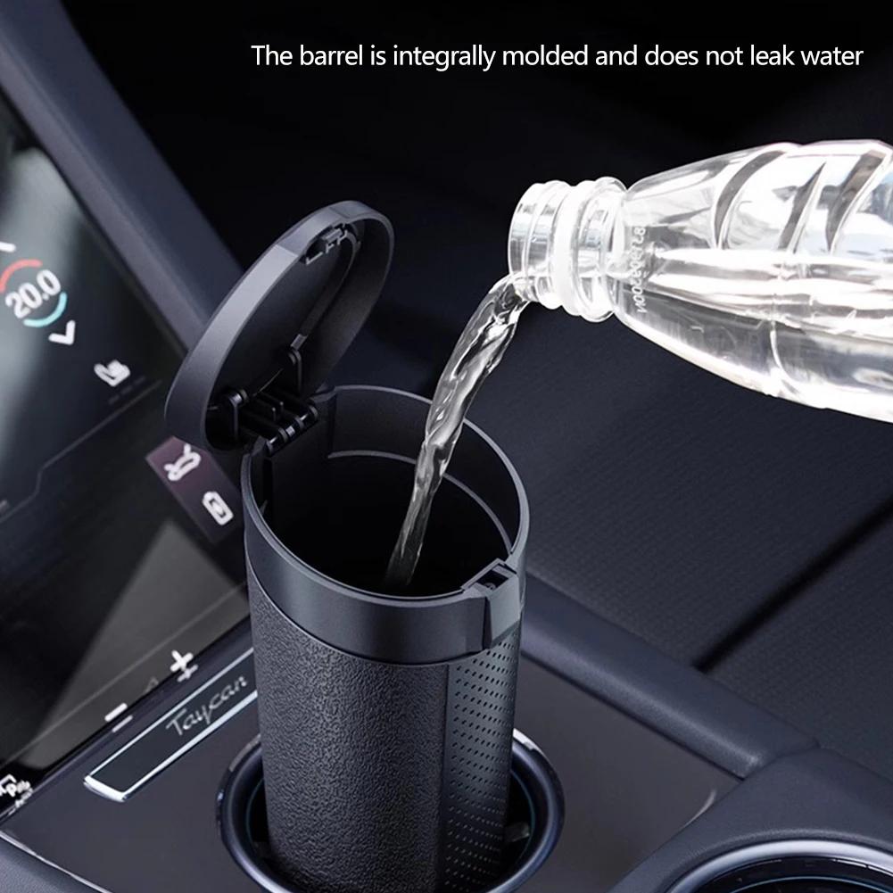 Car Trash Bin Can Mini Auto Dust Organizer Car Interior Rubbish Bag Garbage Container Storage Box Bucket Auto Accessories