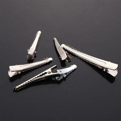 Portable Women Silver With Teeth Fashion Hair Clips Alligator Hairpin Hairdressing Styling Tools