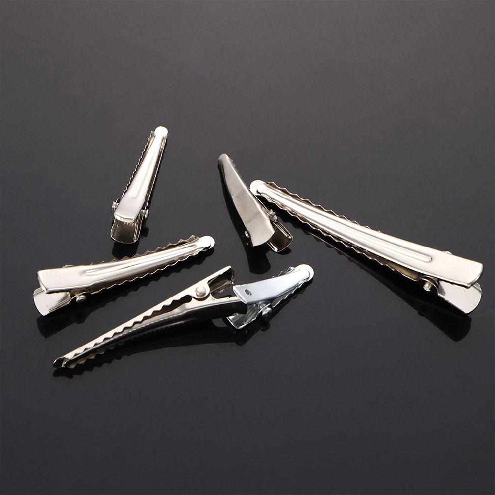 Portable Women Silver With Teeth Fashion Hair Clips Alligator Hairpin Hairdressing Styling Tools