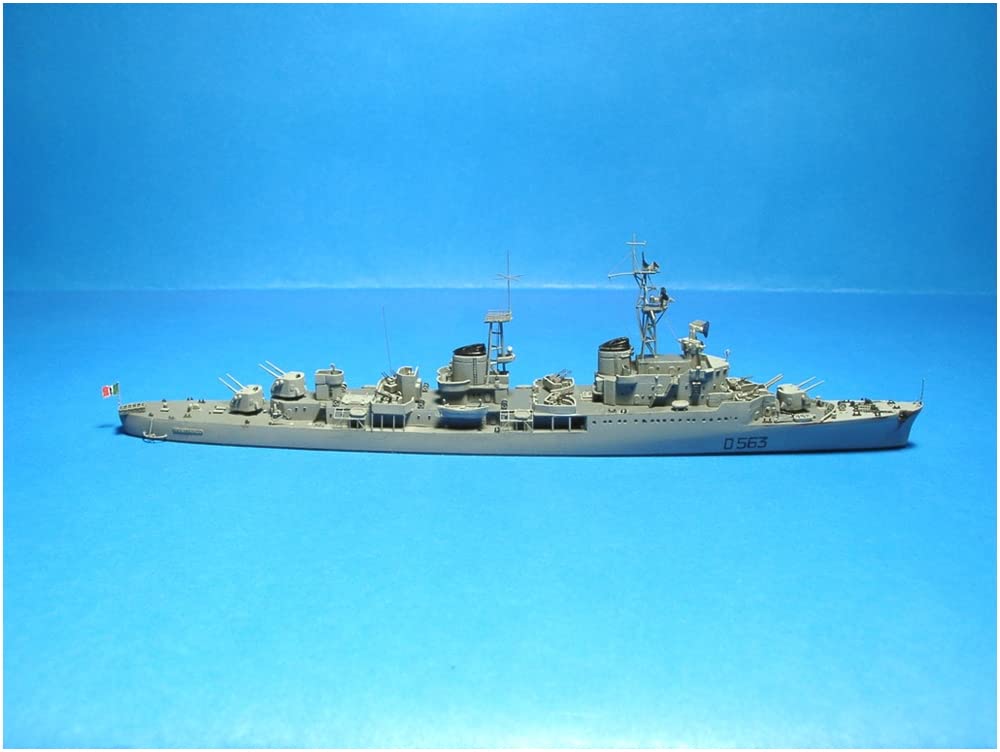 Nico Model Italian Navy San Giorgio Class Destroyer Leader San Marco 1950 Resin Kit PN07011 1/700
