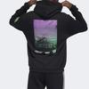 adidas Moletom com Capuz Originals Trefoil Edição Limitada de Halloween Estampa de Logo Masculino Moletom Preto GV0923