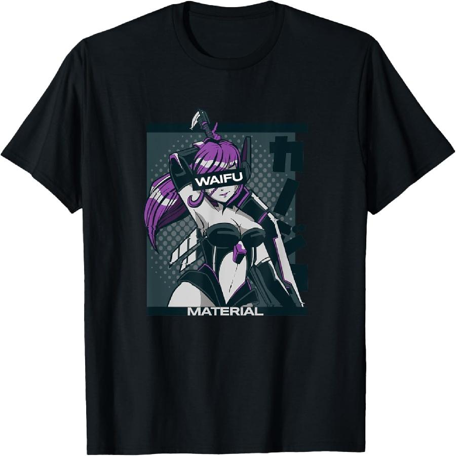 Anime Waifu Material Japanese Anime Girl Manga Otaku T-Shirt
