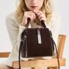 Women's Handbag, Vintage Cowhide Single-shoulder Bag, Elegant and High-end Crossbody Bag