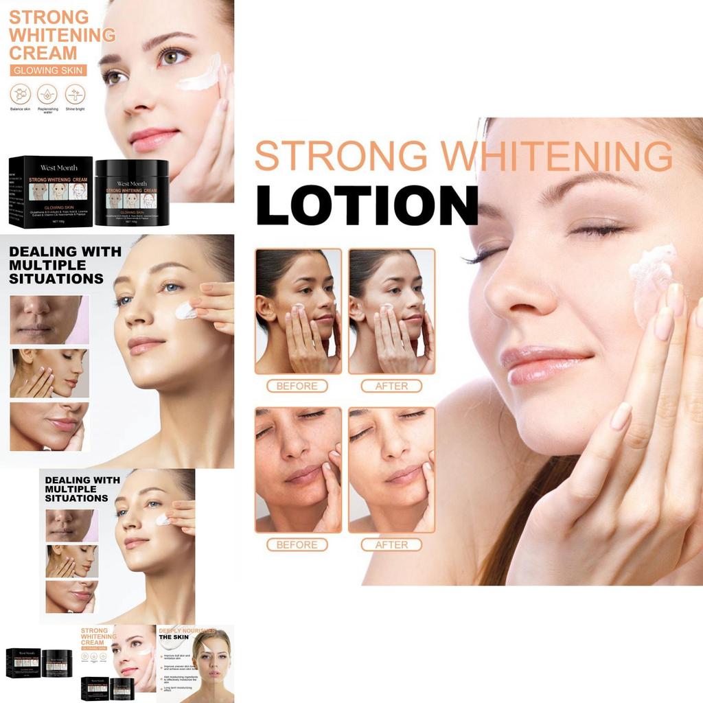 Crema Illuminante West Month Per Pelle Radiosa Nutriente Idratante Riparatrice Pelle Spenta