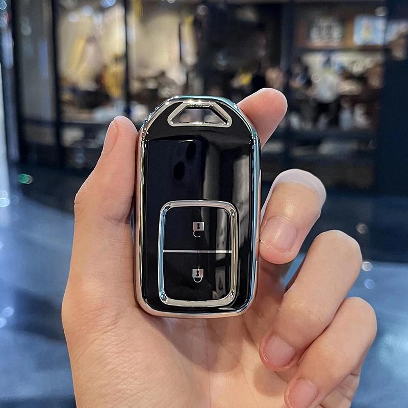 TPU Auto Fernbedienung Schlüsselhülle Abdeckung Schale Fob Für Honda Polit Jazz Jade Crider Odyssey Civic City Vezel Accord Hr-V Crv