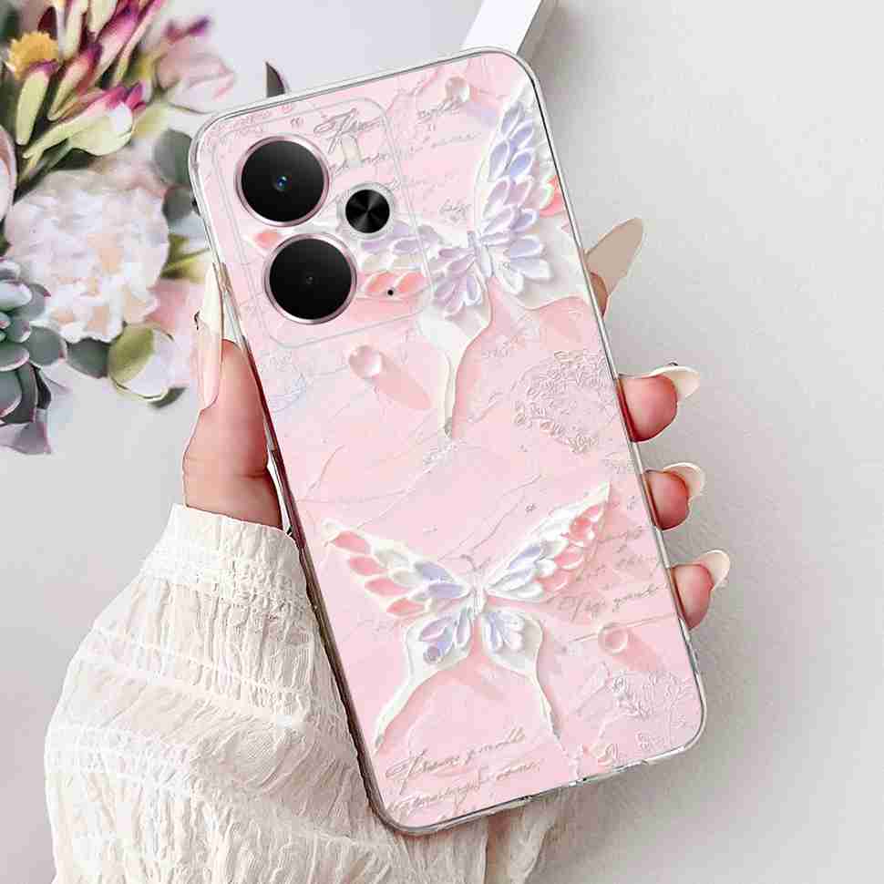 Bumper Clear Case For Realme 14 5G Soft Transparent Cases Silicone Shockproof Cover For Realme 14 14X Pro Realme14Pro Fundas