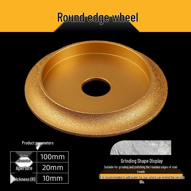 Tile Edge Wheel: Bevel & Round Edge Grinding, Resin Grooving Blade, Automatic Tile Cutting Machine