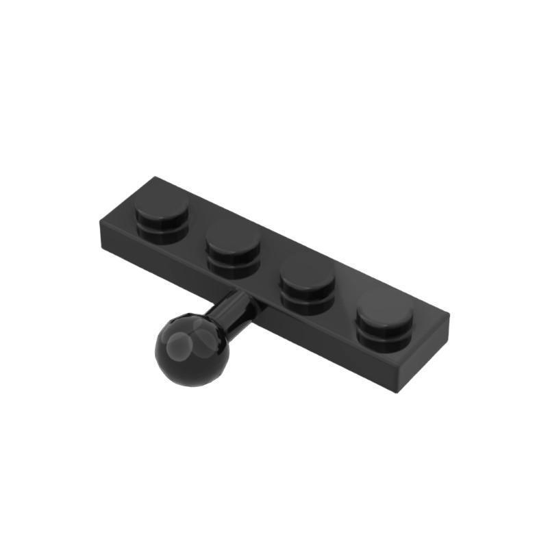 50g Building Blocks MOC 3184: 1x4 Small Particles with Ball Joint Plate, Compatible with Loose Parts Standard