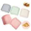 Use Toast Shape Keep Freshing Bread Container Sandwich Storage Case Toast Box Dessert Container