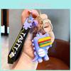 Adorable Cartoon Dinosaur Keychain Cute Rubber Figure With Creative Design Keychain Accessory