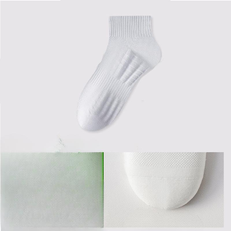 

Мужские носки, короткие носки для весны и лета, тонкие антибактериальные хлопковые носки, дезодорирующие, влагоотводящие, массажные носки для занятий спортом 1 pair