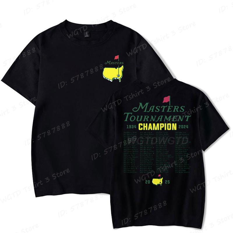 The Masters Golf Tournament Augusta National Champions of Golf TShirt for Men Women Graphic T Shirts Fashion Unisex Tees Tops