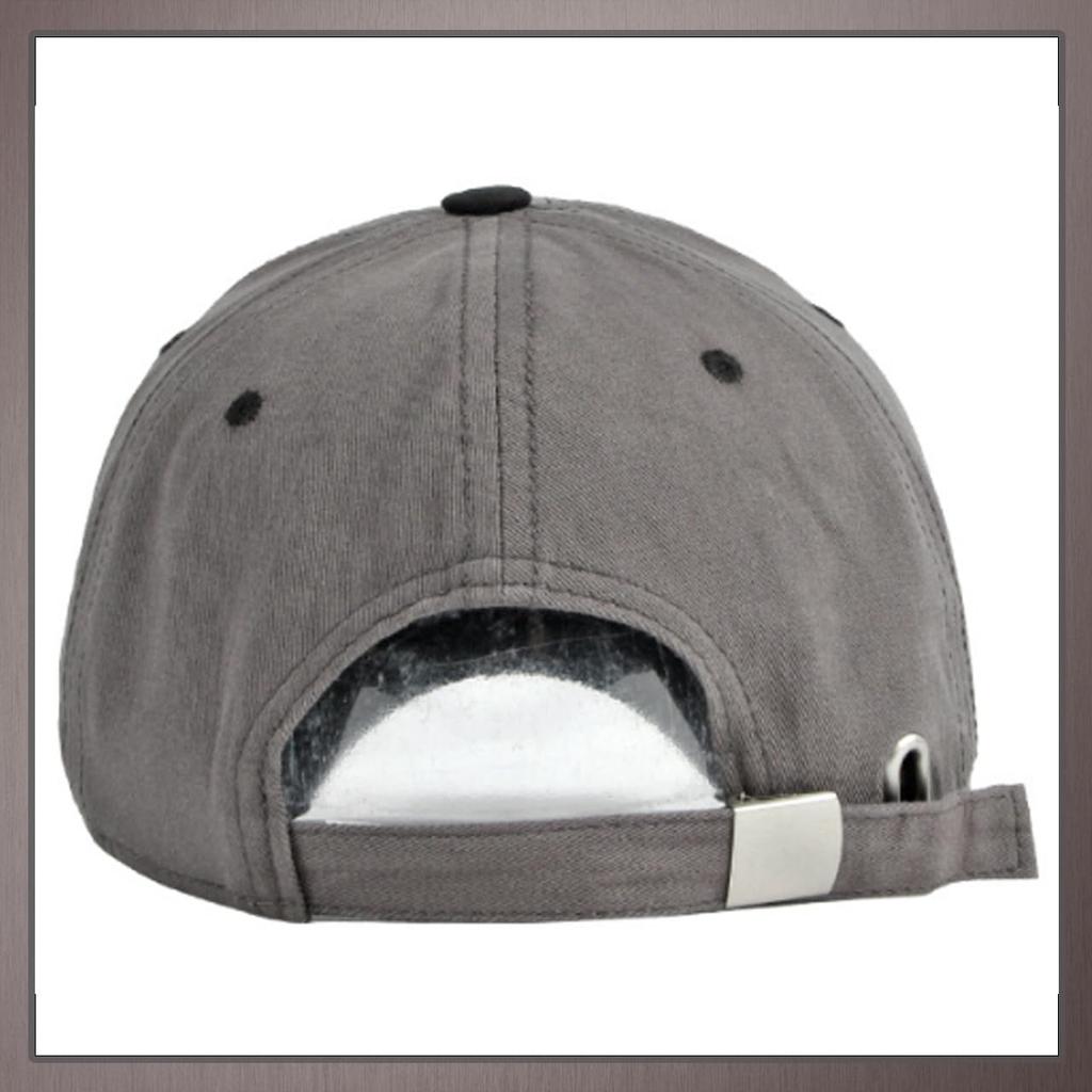 One Limitation CP421 Cap with Simple and Solid Casual for Men and Women (Black) Two-Tone Brim, Stylish, Color,