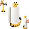 Non Slip Paper Roll Stand Cute Giraffe Towel Holder Sturdy PLA 3D Printed Standing Novelty Home Decor Gift Dispenser Decorative Animal Napkin