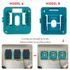 1-10 PCS Battery Holder for Makita 18V Li-ion Battery Tools Machine Holder Storage Rack Wall Mount for BL1860 BL1850(No Battery)