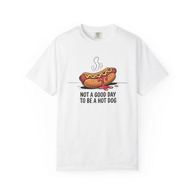 Funny Hot Dog Unisex T-shirt, Hilarious Food Tee, Comical Graphic Shirt, Novelty