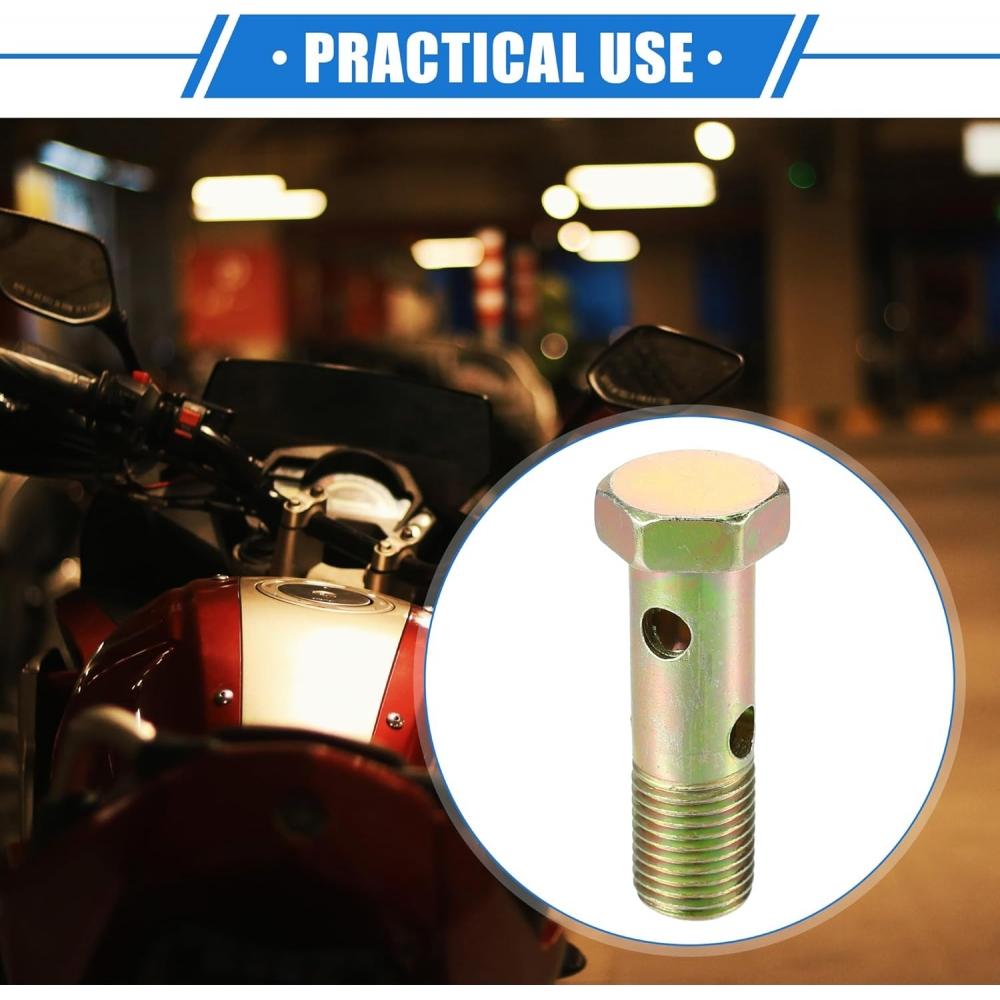 Vekauto Double Banjo Bolt Kit M14x1.5 Length 51mm Metric Thread