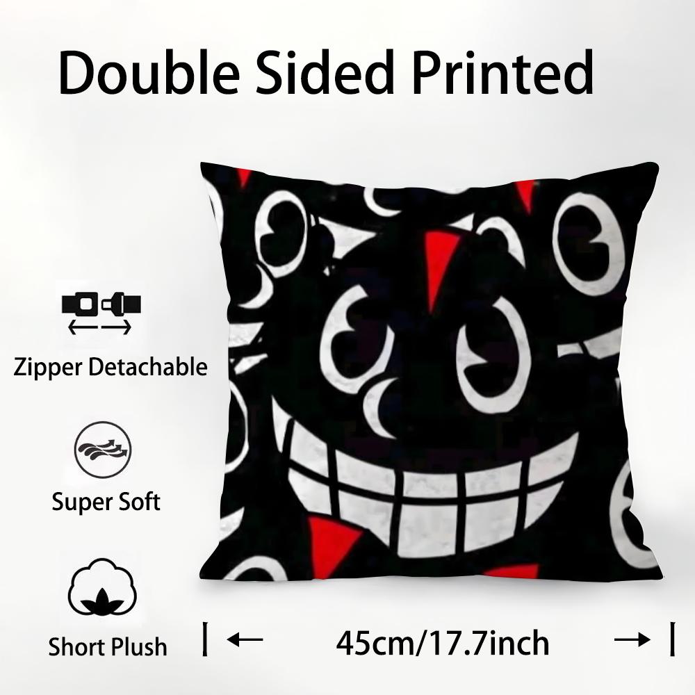

Lil D-Darkie Rapper Pillow Case Plush Fabric Soft Double Sided Print Sofa Cushion Cover Throw Pillow Covers 12x12Inch