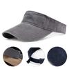 Denim Sonnenhut All-Match Einfarbige Leere Oberseite Baseballkappe für Outdoor
