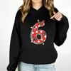 Women's Casual Fashion Outfit Sweatsuit  Printed Long Sleeved  Casual Hooded Sweatshirt