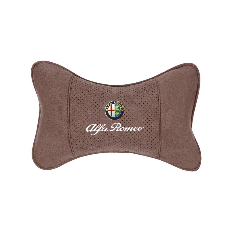 

Car Stickers For Alfa Romeo Car Headrest Memory Foam Car Neck Pillow Auto Accessories For Alfa Romeo 4C 159 166 Spider Giulia Gi