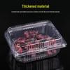 Disposable Rectangular Plastic Fruit Container