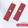 2Pcs Car Seat Belt Covers For BMW M 1 3 4 5 6 7 Series X1 X3 X4 X5 G20 G38 F48 E36 Microfiber Leather Protective Pad Accessories FCT7