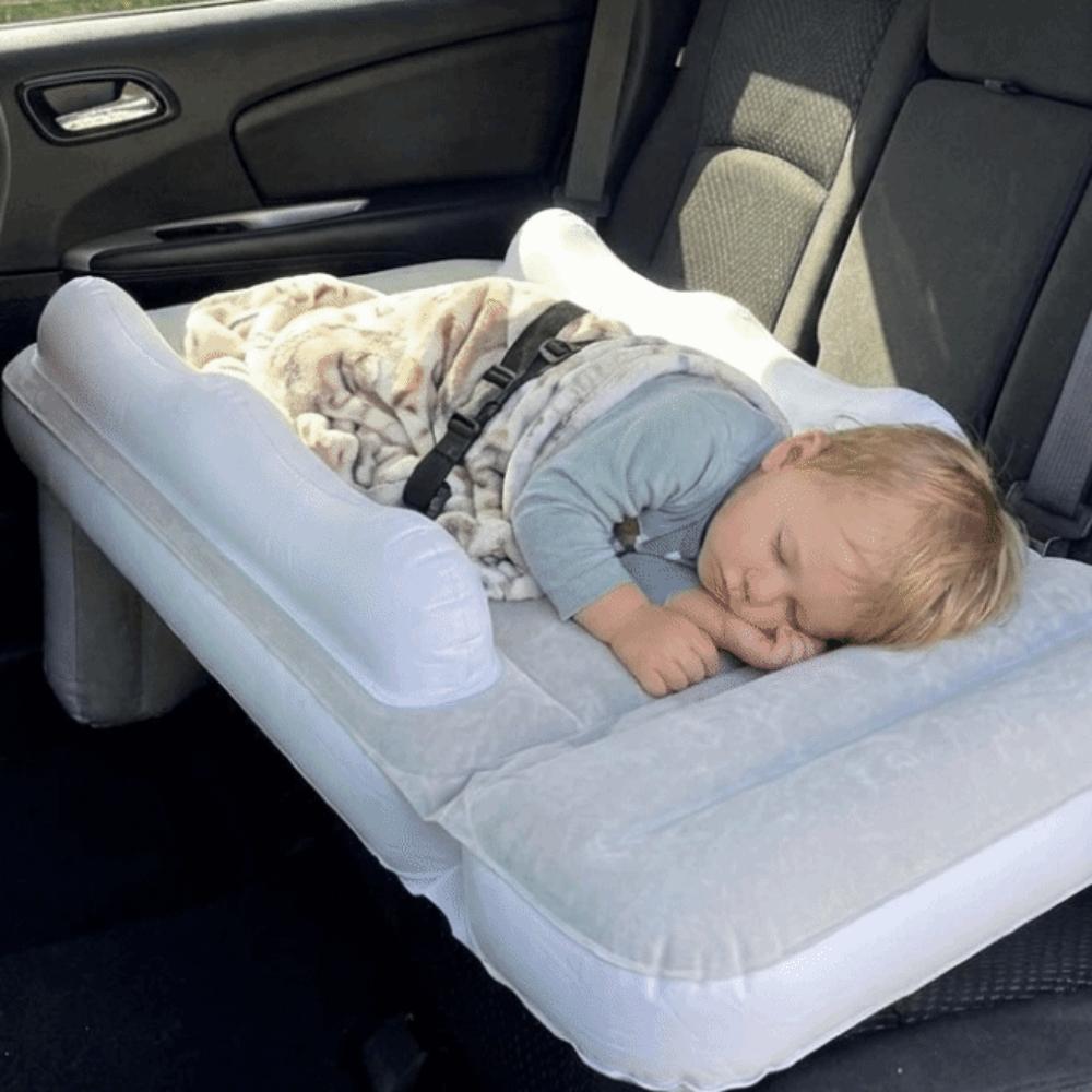 Inflatable Airplane Bed Heavy Duty Air Bed Seat Extender Safe Toddler Mattress Car Back Seat