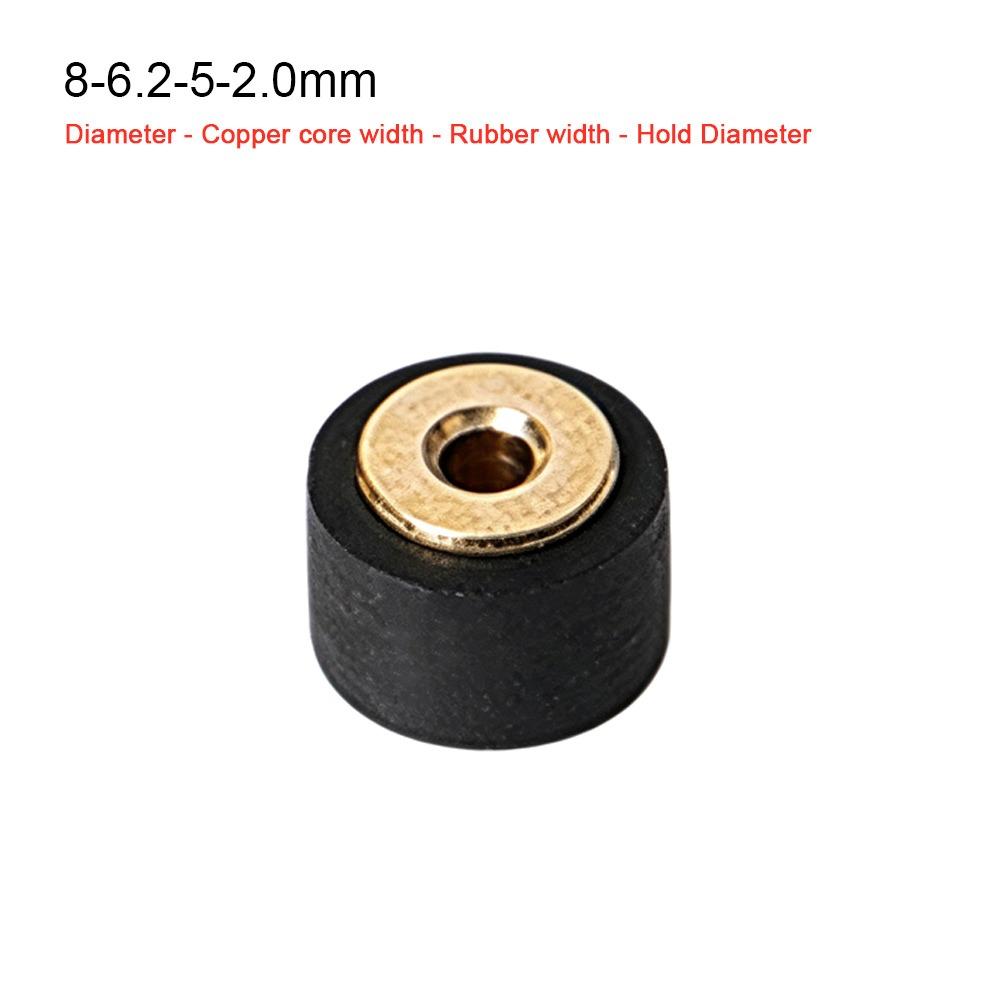 1Pcs Rubber Cassette Deck Pinch Roller Stereo Drive Wheel Part  Radio Equipment Use