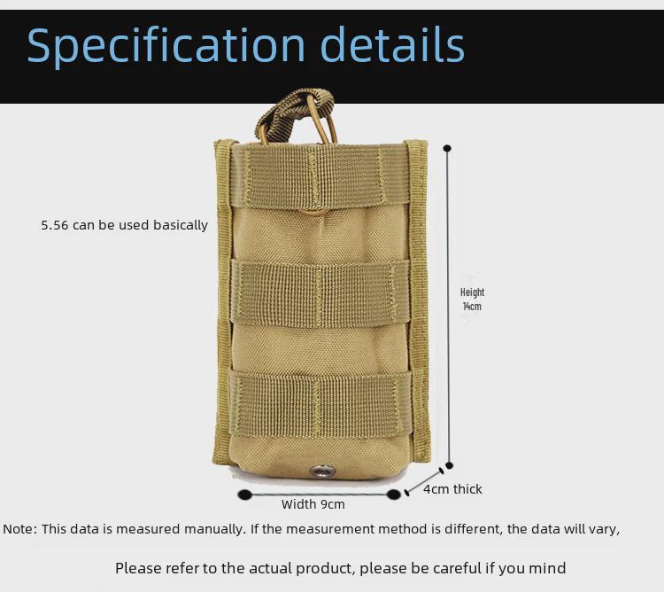 Triple Molle Tactical Quick-Draw 5.56 Accessory Bag for JPC Vest