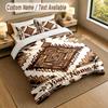 American Patriotic Theme Personalized 3Pcs Bedding Set Custom Text & Name 1 Sheet 2 Pillowcases Household Bedding 1pc