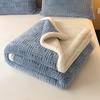 LISM Jacquard Lamb Velvet Thick Warm Blanket