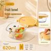 Microwaveable Glass Lunch Box for Office Workers - Double Compartment to Prevent Flavor Mixing