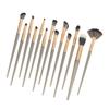 5-15Pcs Professional Eye Makeup Brush Set Non-irritating Soft Bristles for Highlight Nose Shadow Beginner Use