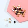 Pack Of 50 Wood  Push Pins Natural Wood Thumb Tacks Minimalist Cork Board Pins Decoratvie Pins for Home & Office Use