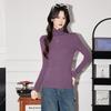 Damen Rollkragen Langarmpullover
