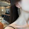 Silver Needle Elegant Star Tassel Earrings for Women