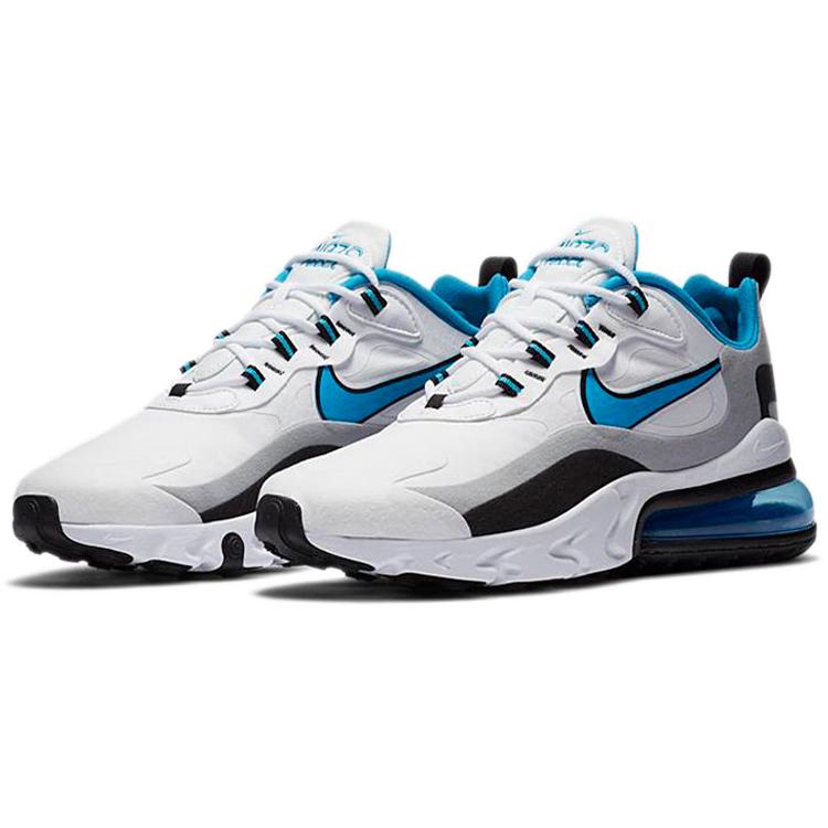 New Nike Air Max 270 React White Sky Blue CT1280-101