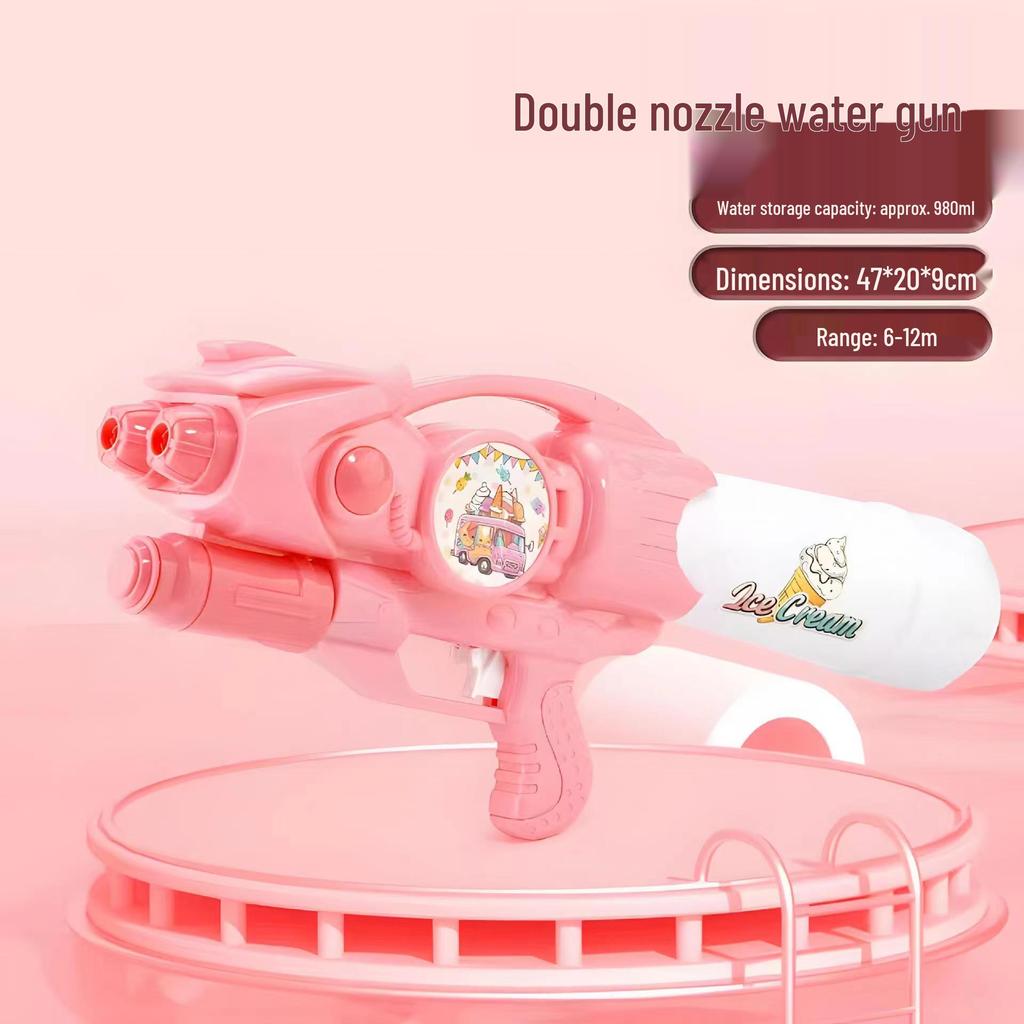 Gatling Large-Capacity Water Gun - Pull-Out Type for Men & Girls, Perfect for Rafting & Water Splashing Festivals
