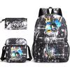 Three-piece Backpack Versatile High School Travel Bag