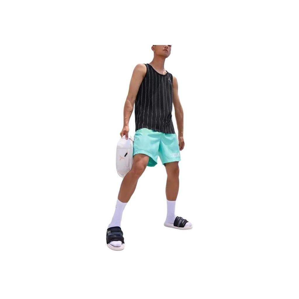 Jordan Flight MVP Semplice Comodo Canotta Girocollo a Righe Stampa Digitale Uomo Top Nero FN5993-010