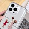 Minimalist Slogan Jesus Girl Tulip Phone Case for iPhone 16E 16 15 14 Pro Max Plus 11 12 13 XR 7 8 Plus SE2 Shockproof Tpu Cover