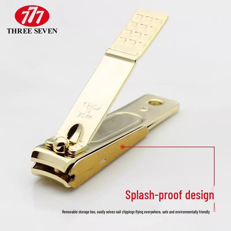 THREE SEVEN Gold 8-Piece Nail Clipper Set